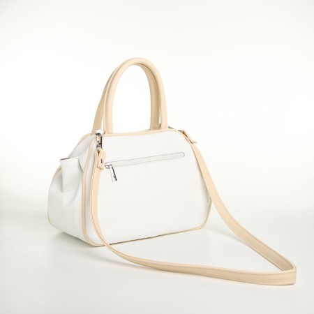 Women's bag with lightning, white color-1