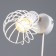 Bra with a switch on the wire "Bianca" E14 40W white 17x11x17cm