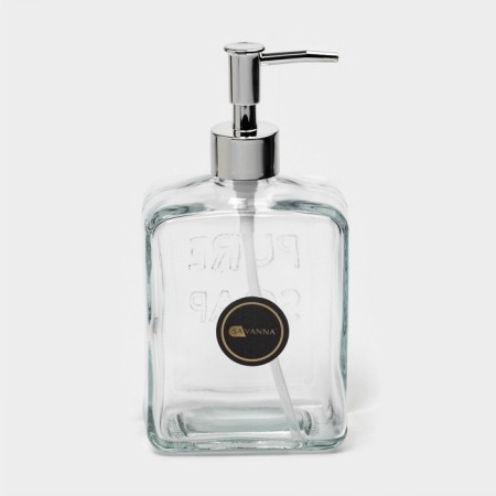 Glass soap dispenser 580 ml-6