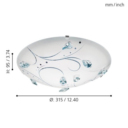 Sorrenta 1, 1x16W LED, 4000K, 1500LM, white color-1
