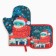 Set of kitchen shade "Dream will come true: a selection of 17x17 cm, mittens-seging 20x28 cm, 35% cotton