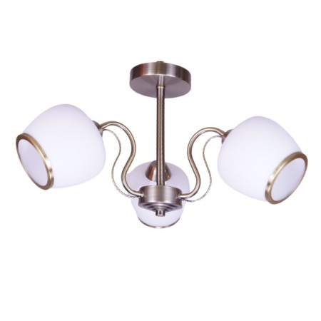Lamp Ceiling Economy Highlight 12133/5AB WT, 5x40W, E27, 30x60x60 cm, bronze color