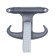 Hook into the car, fastening for self -tapping screw, black