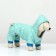 Kombinson "Tender Way" on the fur lining, size S (DS 25, Osh 25, OG 35 cm), Blue