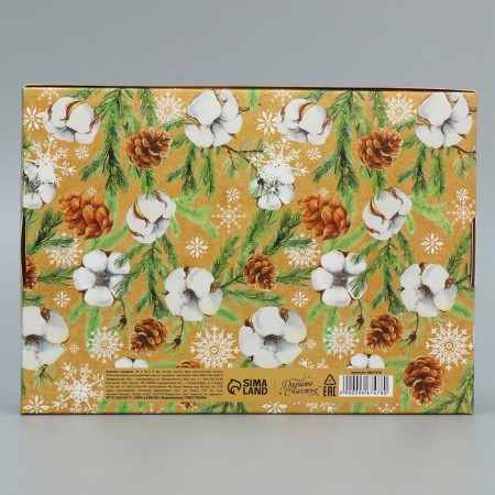 Folding box "New Year's botanist", 21 x 15 x 5 cm, New Year-6