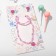 Set of children's "chosen" 5 items: clips, beads, bracelet, 2 felt -tip pens, mix