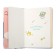 Gift notebook, A6, 100 sheets, a colored block, with a curly knife on a magnet, "anime", mix