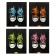 A notebook of 96 sheets in Calligrata "sneakers", cover covering cardboard, offset unit, mix