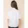 Blouse for girls, height 122 cm, white color