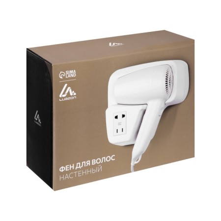 Nast-wall hazel luazon lge-007, 1600 watts, 2 speeds, mount (included), white-9