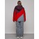 Ski suit female, size 52, red color