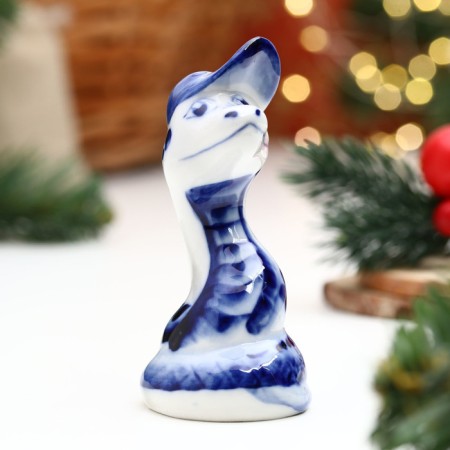 Souvenir "Snake Pasha", 10 x 5 cm, gzhel