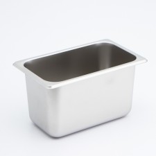Gastrootiness 1/4 of stainless steel, 150 mm, 26.5 × 16.2 × 15