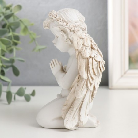 Souvenir Polystone "Angel - Prayer" 13.5x7.8x11.5 cm-3