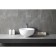 ABBER STEIN AS2617 sink, invoice, 400x400x200 mm, artificial stone, white