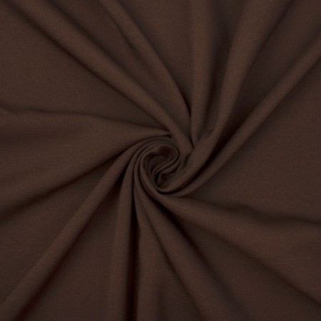 Curtain curtain "Etel" width 135 cm, height 250 cm, chocolate color, matte-1