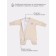 Combiason children's demi-season MOWBABY RUBY, age 6-9 months, color vanilla beige