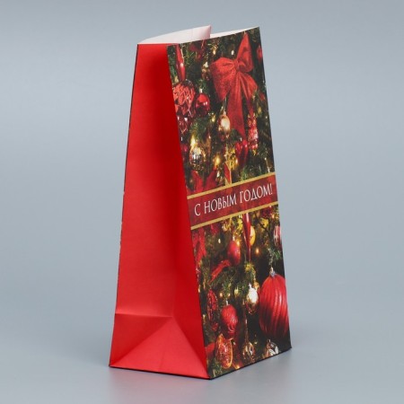 A package without pens “Happy New Year!”, Christmas tree decorations, 10 x 19.5 x 7 cm, New Year-2