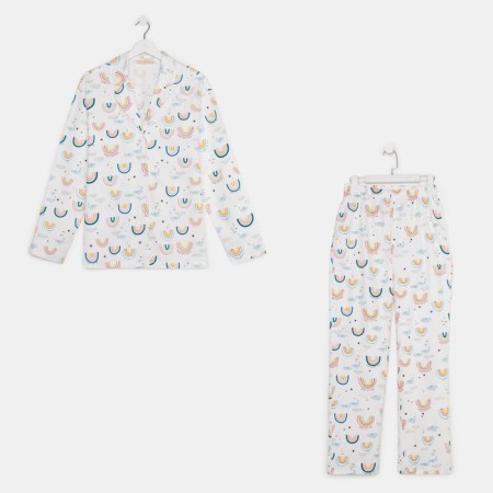 Pajamas (shirt, trousers) female kaftan "Rainbow" p. 40-42-7