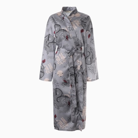 Home robe KAFTAN "Dragon", r.52-54. grey-4