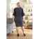 Women's dress, size 54, blue color
