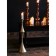 Summarler Metal for 1 candle "Rocko" silver 17.5x17.5x63.5 cm