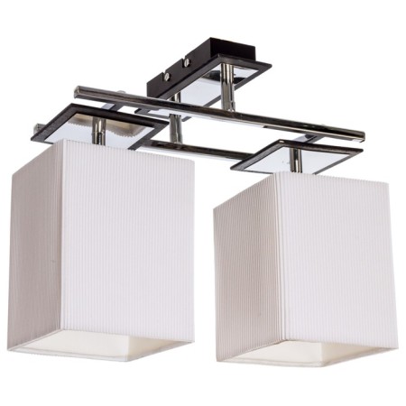Lamp Ceiling Economy light 2700/2A BK+CR WT, 2x40W, E27, 30x15x40 cm, color chromium