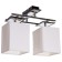 Lamp Ceiling Economy light 2700/2A BK+CR WT, 2x40W, E27, 30x15x40 cm, color chromium