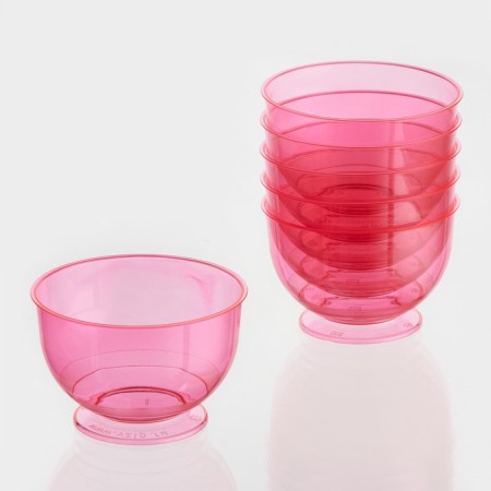 Crecanter Plastic disposable "Crystal", 200 ml, red color-6