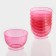 Crecanter Plastic disposable "Crystal", 200 ml, red color