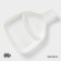 Menzhitsa Porcelain 2 cells Magistro "Blanche", 20 × 13 × 1.5 cm, white color