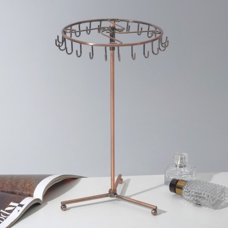 Steam for jewelry "hanger", 22 hooks, 31 × 33 cm, copper color-1