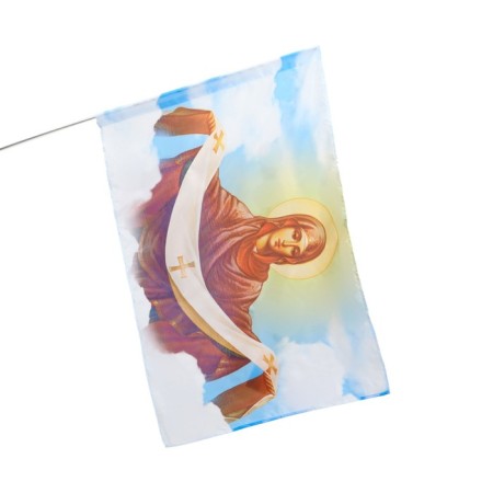 Flag "Theotokos", 90 x 135 cm, polyester silk, without a pole-2