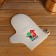 Mitten for a bath with embroidery "February 23" Automat, first variety