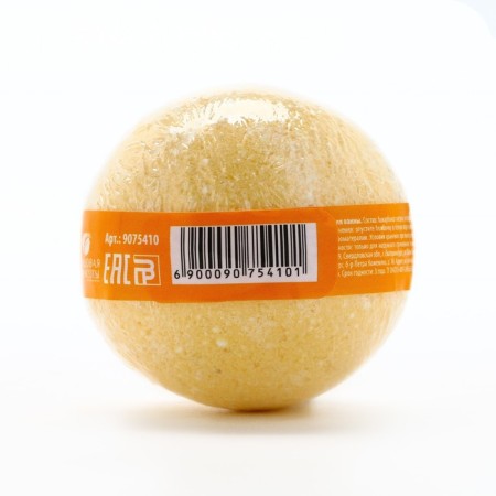 Bathtub bomb, 120 g, honey aroma, beauty pantry-3
