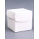 Box for 1 cupcake, white, 10 x 10 x 10 cm, confectionery packaging