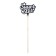 Topper for the cake "C DR", black, assorted, mix