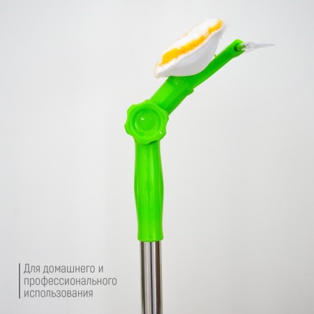Okloma with a telescopic steel handle and a share of the share, 25 × 64 (93) cm, microfiber-4