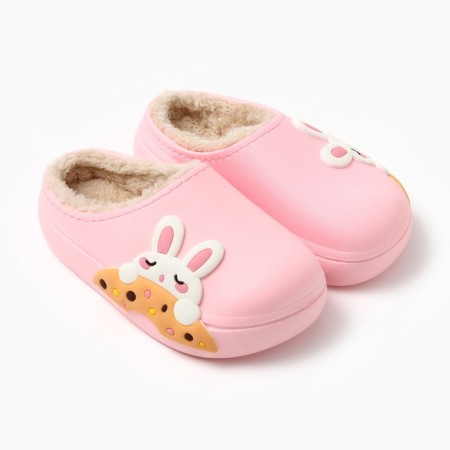 Baby slippers, size 26-27, pink color-3