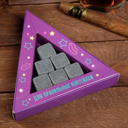 Set of stones for whiskey Cocktail, 6 pcs-2