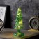 Figure Light "Green Christmas tree", 22.5x8 cm, 10 LED, AAAX batteries (not in the kit), glow warm white