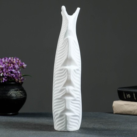 Vase "Paporotnik" white 25cm-1