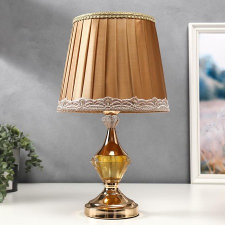 Highway lamp 16140/1 E27+LED lighting 40W gold 25x25x42 cm Risalux