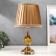 Highway lamp 16140/1 E27+LED lighting 40W gold 25x25x42 cm Risalux