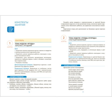 Application with children. From 5 to 6 years. Summaries of classes. Koldin D.N.-2
