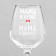A glass for the wine "Mom rests" 350 ml, type of drawing: VD