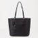 Zipper bag, external pocket, black color