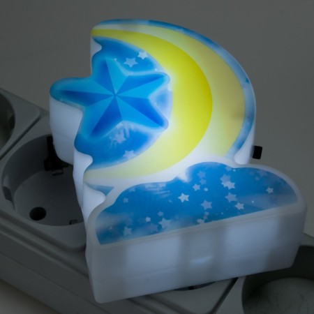 Night Plastic "Funny Beasts" 3 diode 220V mix 9x6x6.2 cm Risalux-4