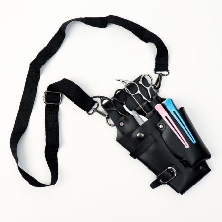 Bag for the master, 23 × 12 cm, belt length 119 cm, black color-2
