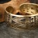 Bracelet wide "Polonom", brass